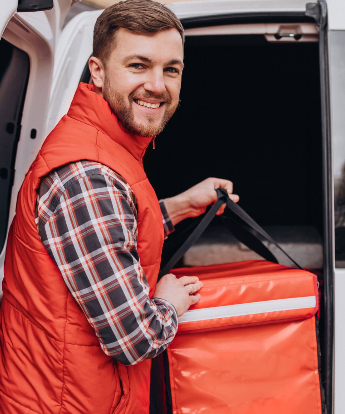 Man with bag